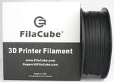 Black 1.75mm 1KG FilaCube 3D Printer PLA 2 filament