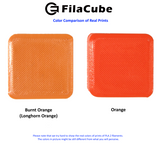 Burnt Orange (PMS 159C , Longhorn Orange) 1.75mm 1KG FilaCube 3D Printer PLA 2 filamentlong horn ut university of texas austin pms 159
