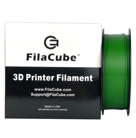 John Deere Green Color PLA 3D Printer 1.75mm Filament - FilaCube 1.75 mm 1kg PLA 2 3D Printing Filament