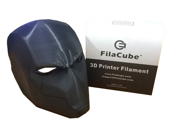 Black 1.75mm 1KG FilaCube 3D Printer PLA 2 filament