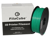 Green 1.75mm 1KG FilaCube 3D Printer PLA 2 filament