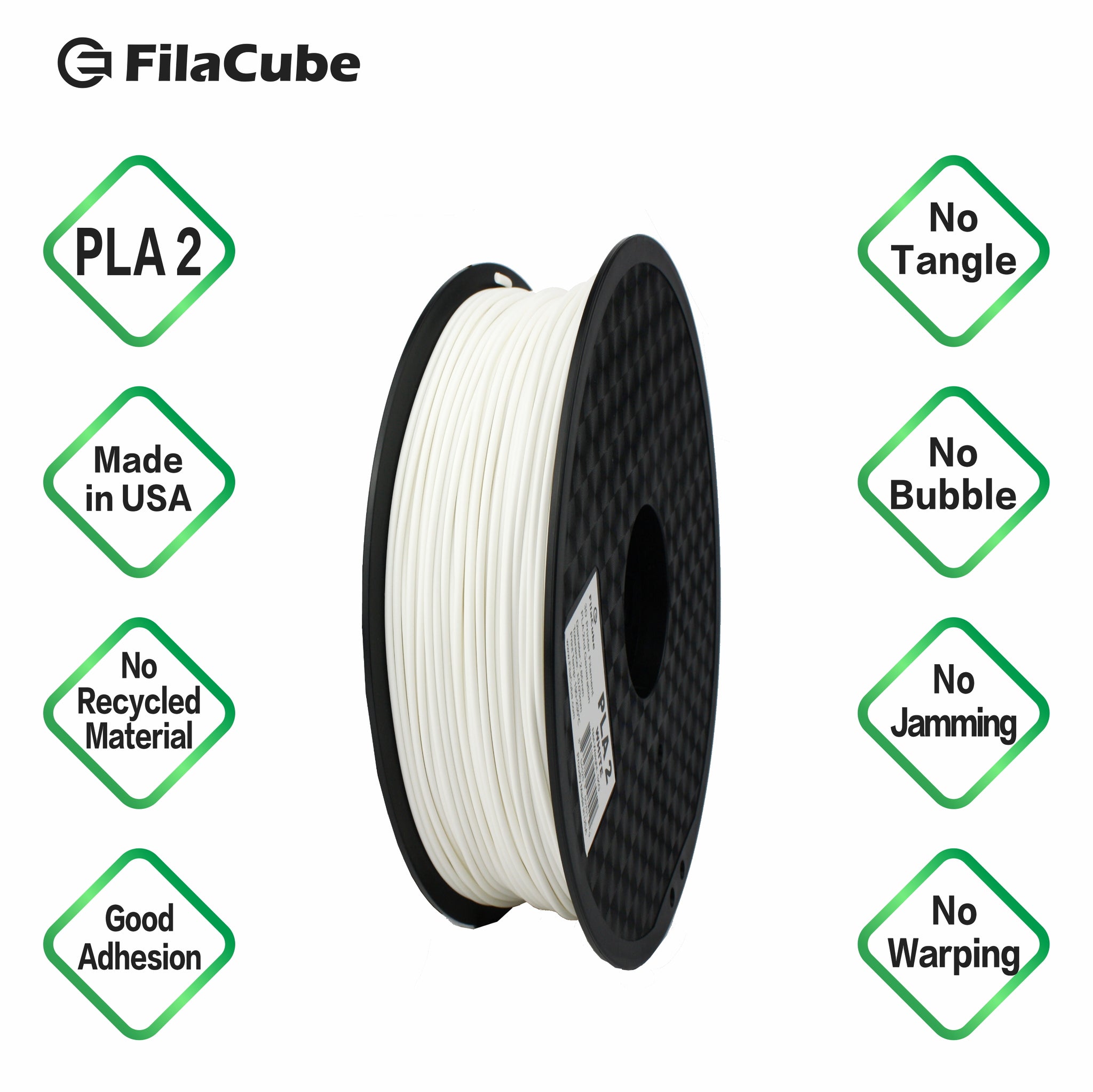 PLA 3D Printer Filament 1.75mm 2KG