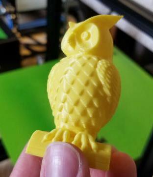 Yellow 1.75mm 1KG FilaCube 3D Printer PLA 2 filament