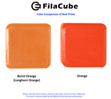 Orange 1.75mm 1KG FilaCube 3D Printer PLA 2 filament