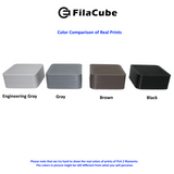 1.75mm 2KG-spool Engineering Gray (light grey) FilaCube 3D Printer PLA 2 filament cool gray 6c multiple kilograms multikilo