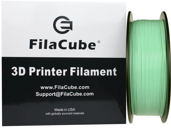 Mint Green 1.75mm 3D Printer PLA 2 filament FilaCube  1KG Made in USA