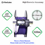 Ultra Violet (Color of Year 2018, Blue-Based Purple Carrying a Vibe of Innovation/Luxury/Mystique, Pantone 18-3838)  1.75mm 1KG FilaCube 3D Printer PLA 2 filament Purple