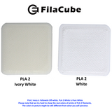 Ivory White (Off-White/Creamy-White/Slightly Yellowish White) 1.75mm 1KG FilaCube 3D Printer PLA 2 filament offwhite off-white