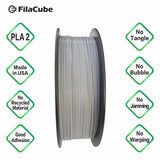 Engineering Gray (light grey) 1.75mm 1KG FilaCube 3D Printer PLA 2 filament cool gray 6c multiple kilograms multikilo