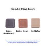 Leather Brown 1.75mm 1KG FilaCube 3D Printer PLA 2 filament Reddish Brown