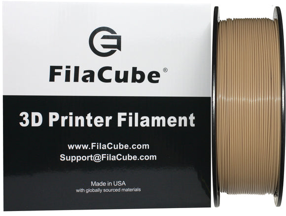 Iced Coffee 1.75mm 1KG FilaCube 3D Printer PLA 2 filament Light Brown Tan Beige Caramel latte