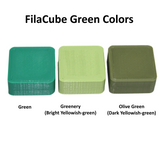 Olive Green (Dark Yellowish-Green)  1.75mm 1KG FilaCube 3D Printer PLA 2 filament